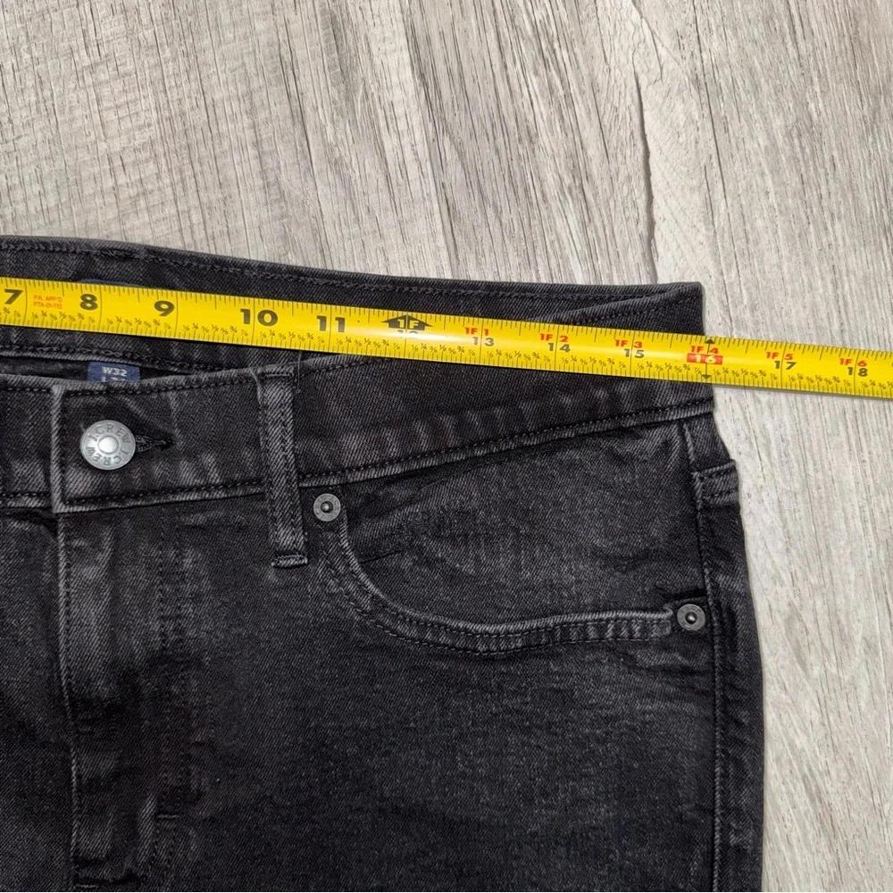 J.CREW Men's Flex Slim Stretch Fit Black/Gray Jeans W32 L34 Style AY517